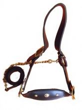 Leather Show Head Collar for Bull or Large Cow